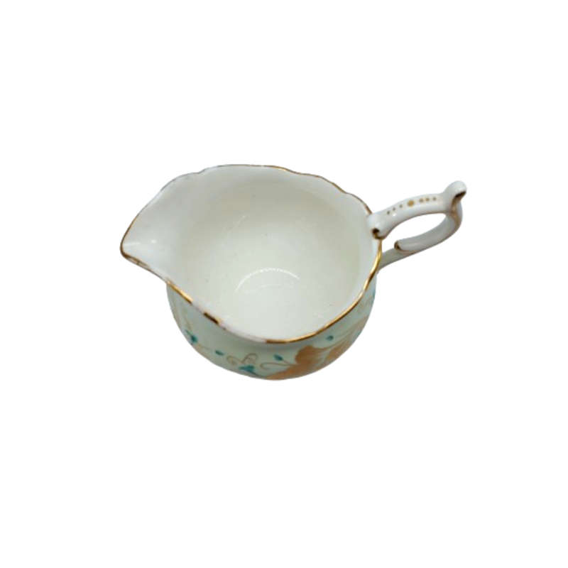 Coalport Elegant Bone China Strange Orchid pale green Milk Jug