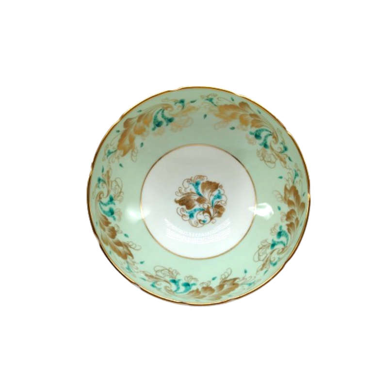 Coalport Elegant Bone China Strange Orchid pale green Sugar Bowl