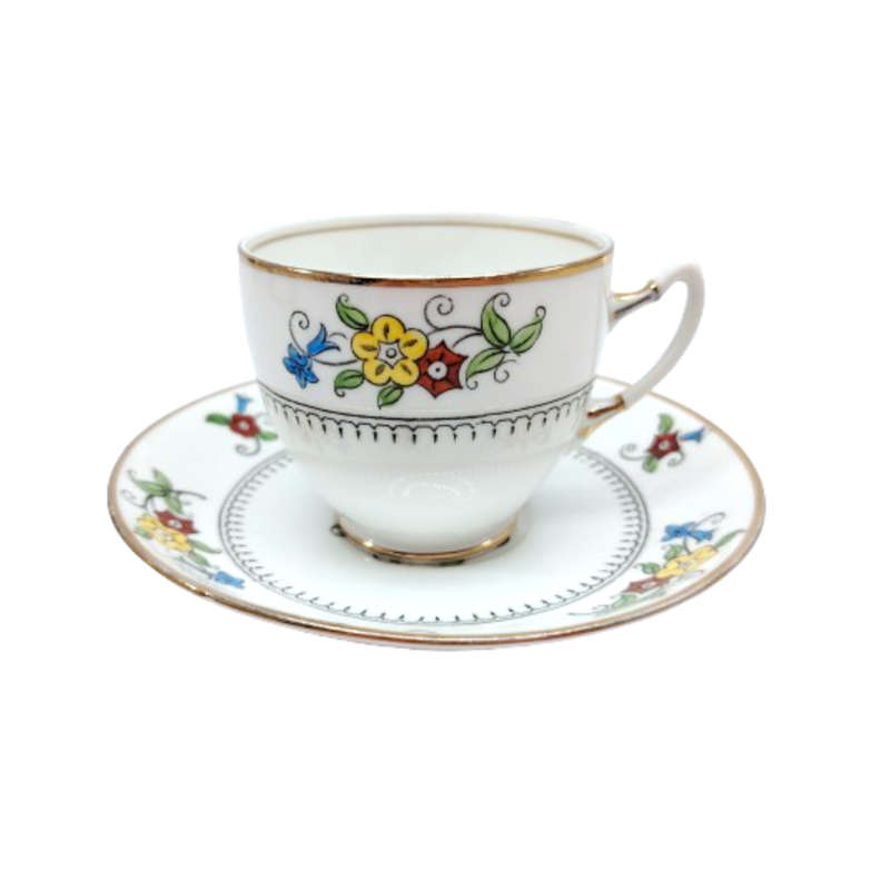 Royal Standard Bone China Flowers Tea Trio