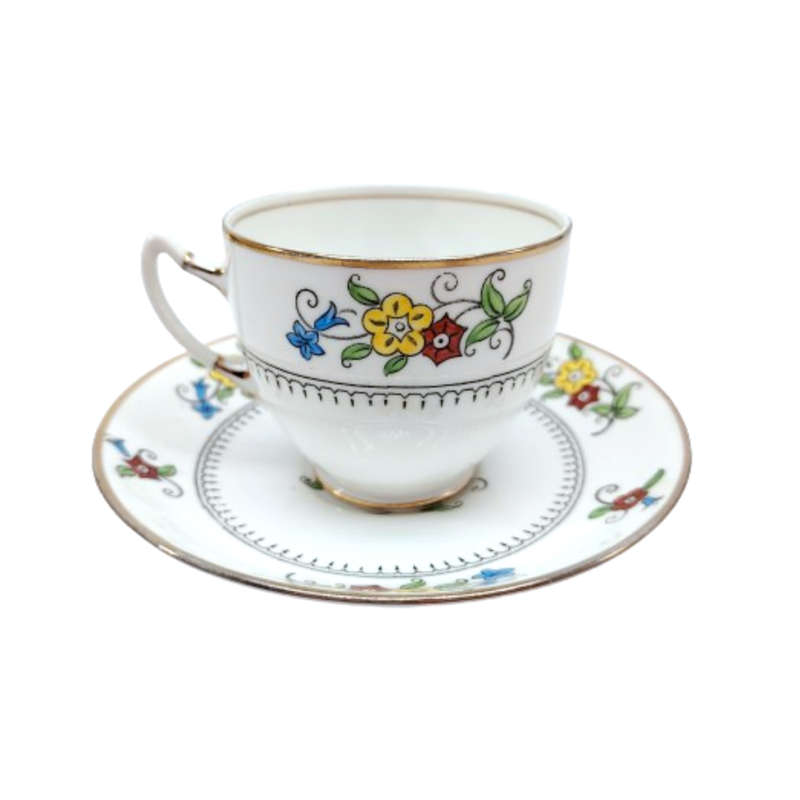 Royal Standard Bone China Flowers Tea Trio