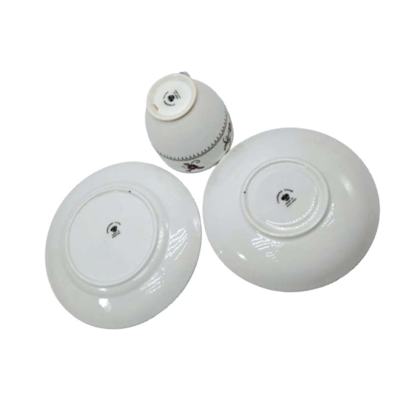 Royal Standard Bone China Flowers Tea Trio