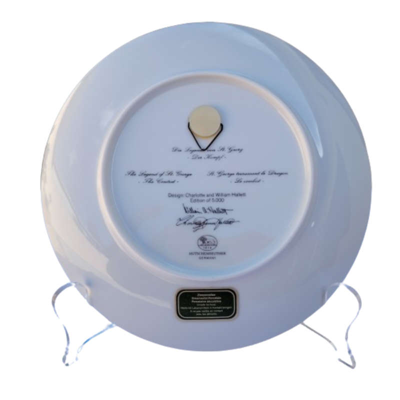 Hutschenreuther Ltd The Legend of St.George The Contest Plate
