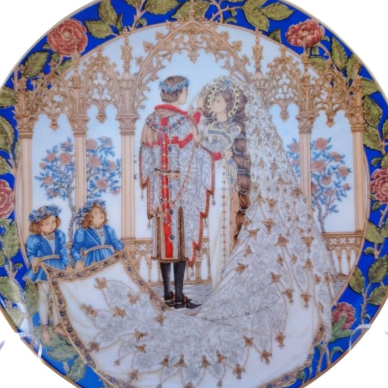 Hutschenreuther Ltd The Legend of St.George The Wedding Plate