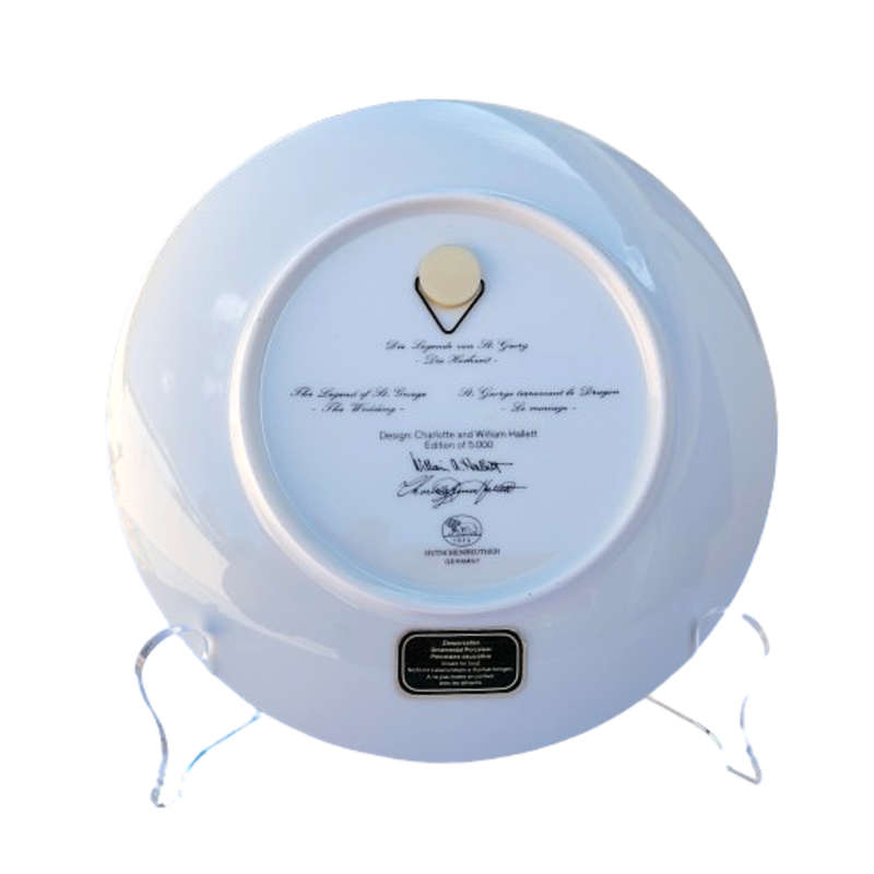 Hutschenreuther Ltd The Legend of St.George The Wedding Plate