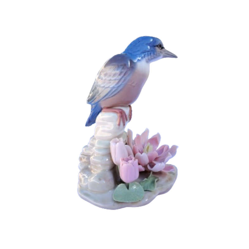 Lladro Little Bird Kingfisher Figurine