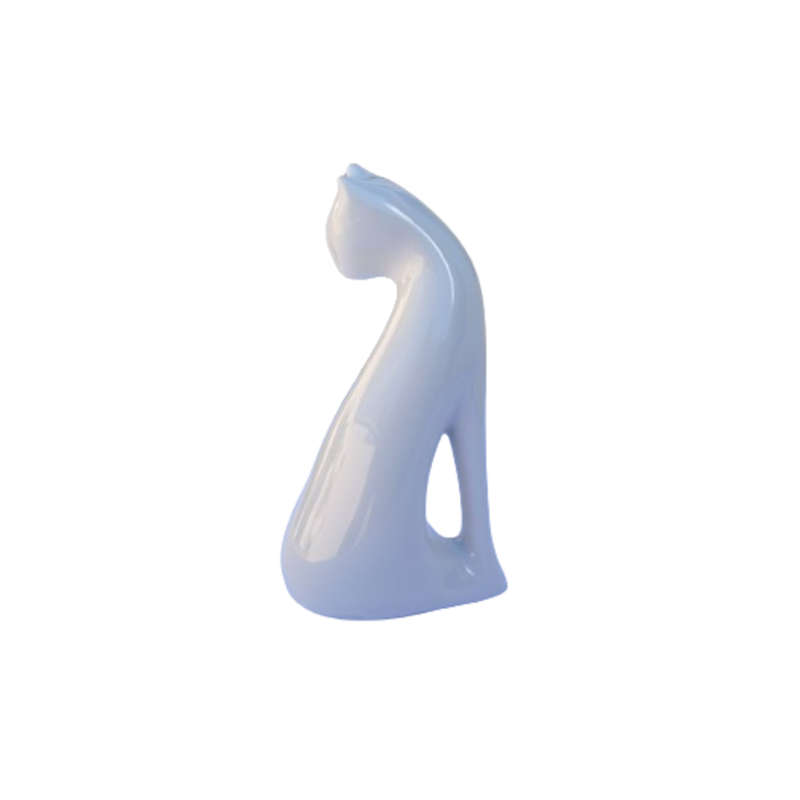 Naaman Israal Porcelain Tall White Cat Figurine