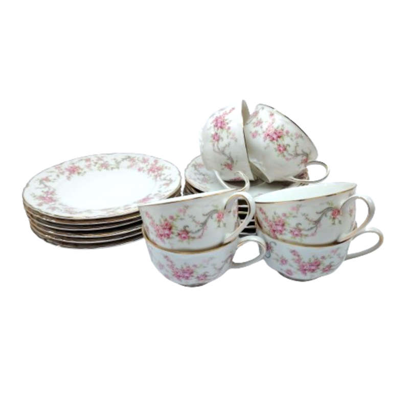 Lorenz German Hutschenreuther Fine China 6 x Trio's