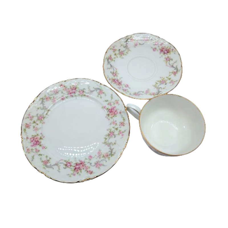 Lorenz German Hutschenreuther Fine China 6 x Trio's