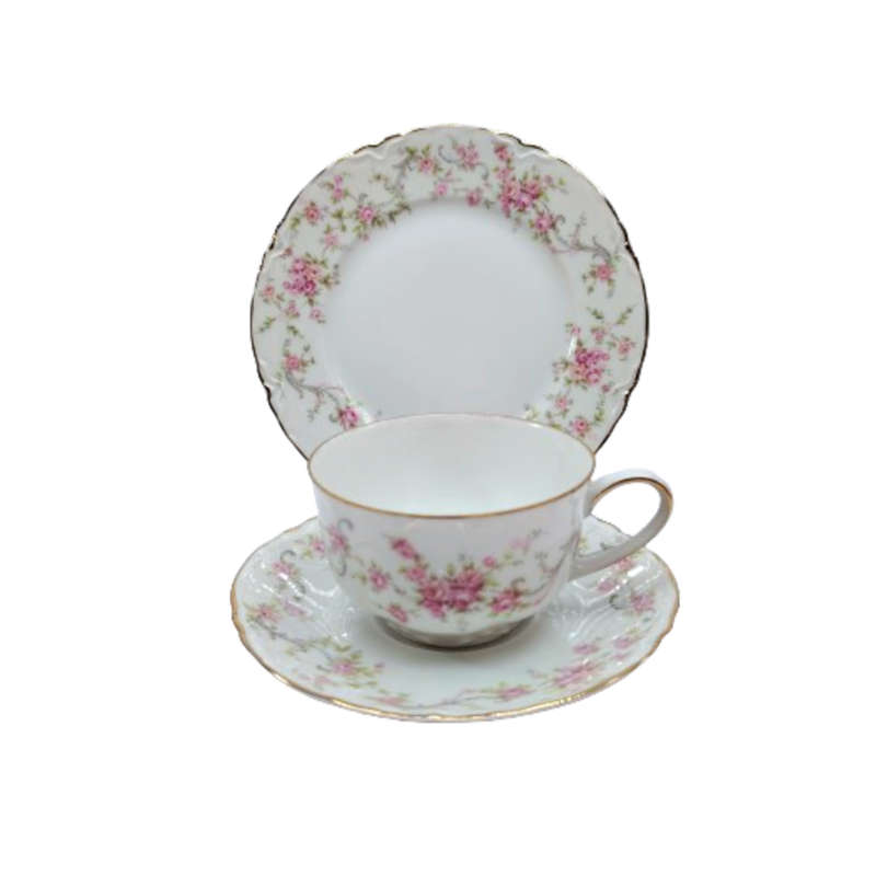 Lorenz German Hutschenreuther Fine China 6 x Trio's