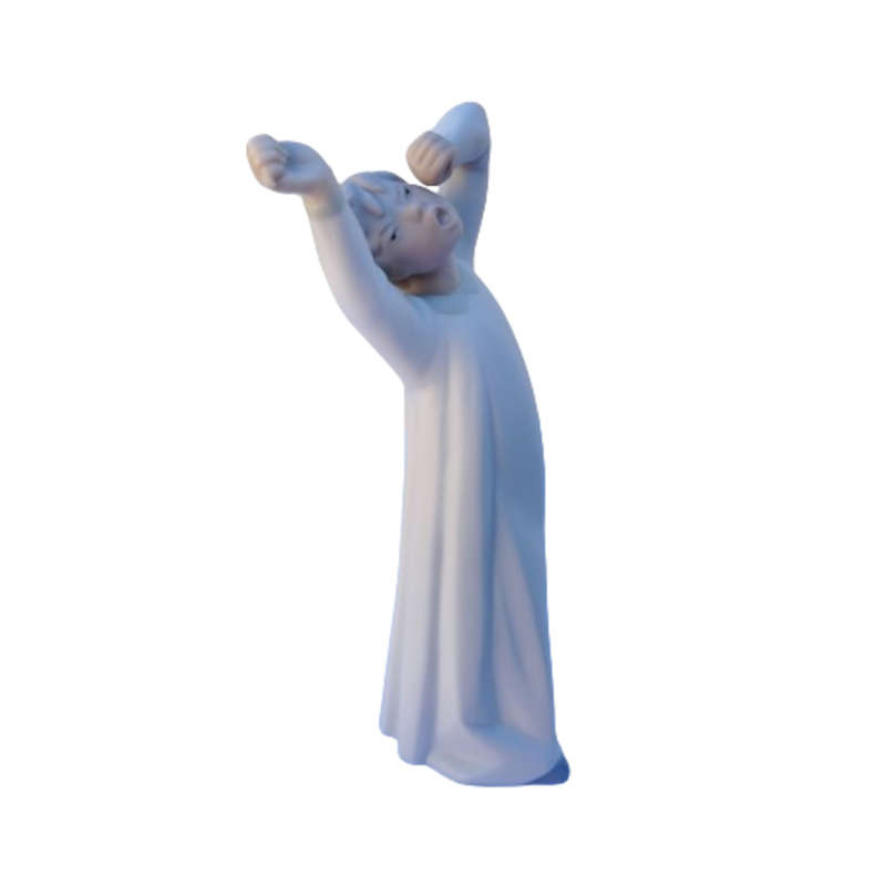 Lladro `Boy Yawning` #4870 `Nino Desperezandose`Matt