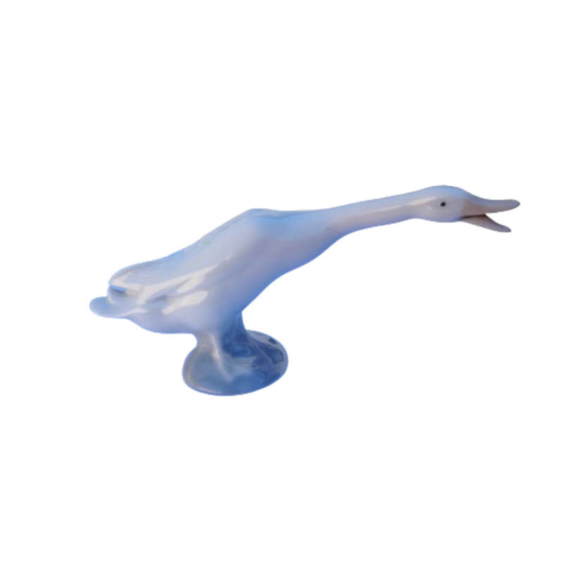 Lladro Figurine Hissing Duck Goose