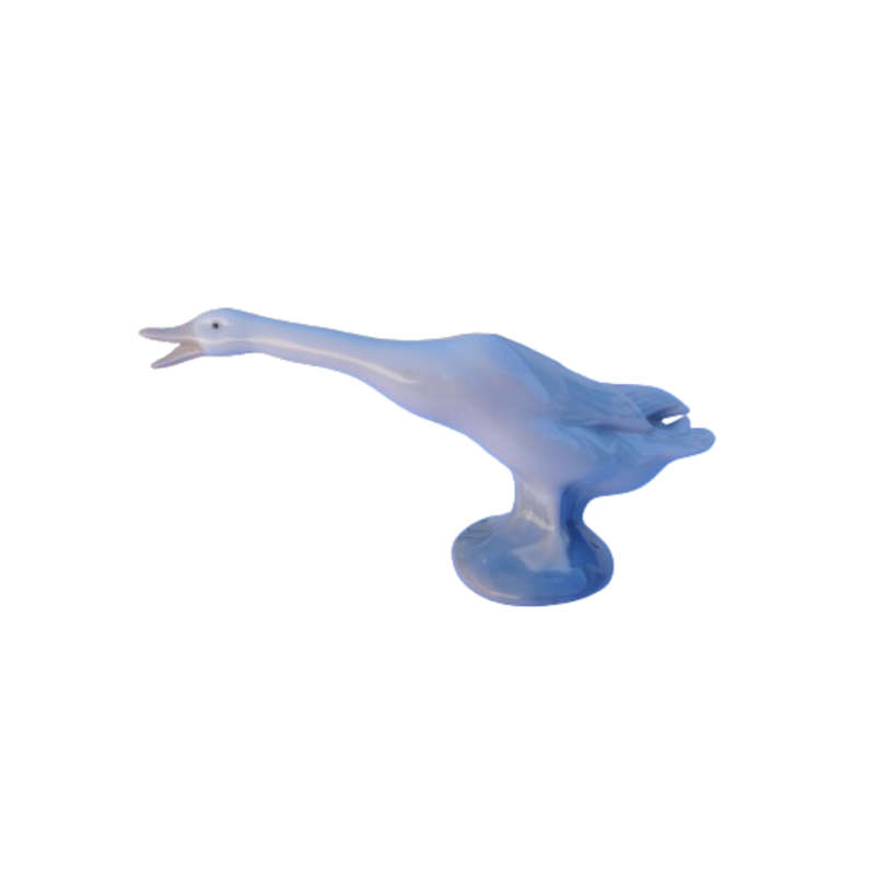 Lladro Figurine Hissing Duck Goose