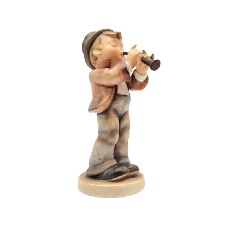 Hummel Large Serenade Boy playing Horn Figurine