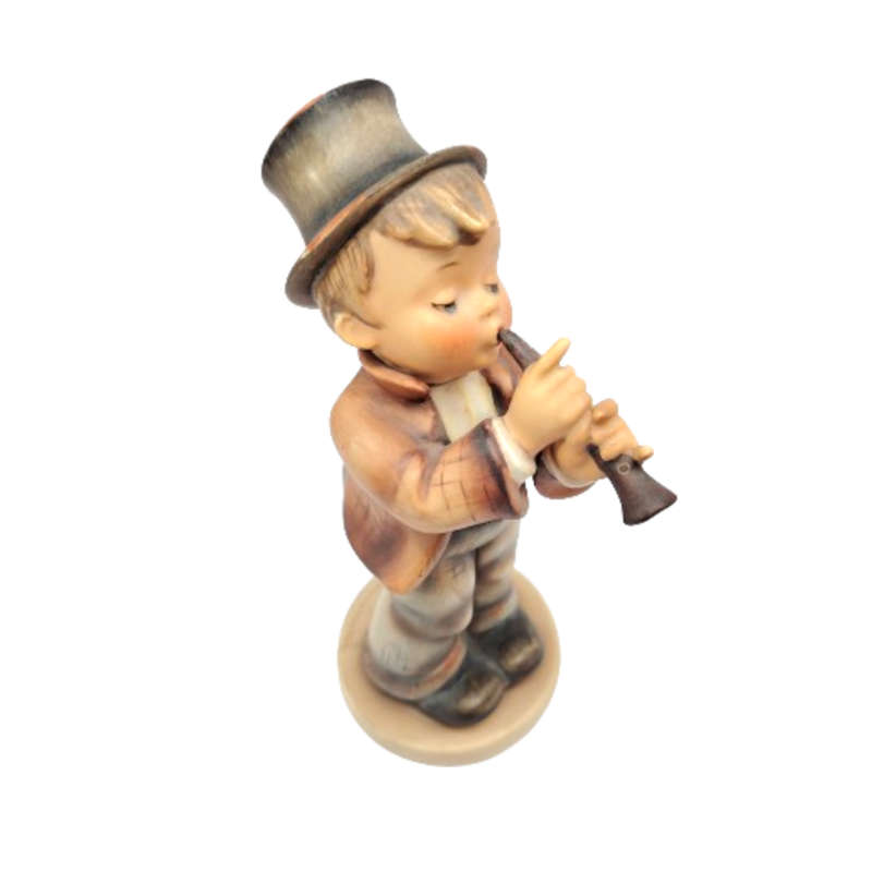 Hummel Large Serenade Boy playing Horn Figurine