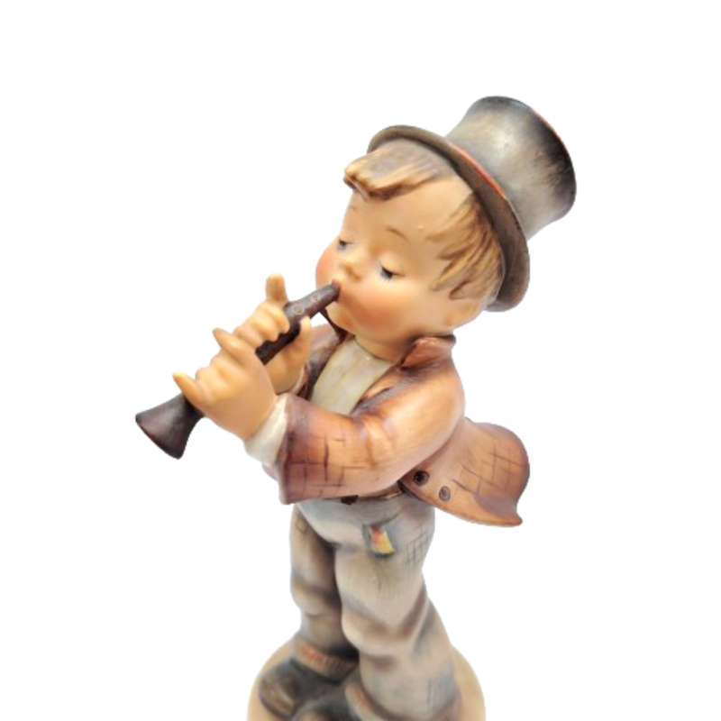 Hummel Large Serenade Boy playing Horn Figurine