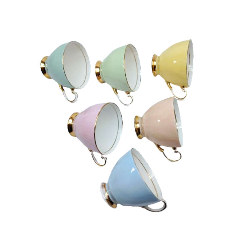 Tuscan Bone China Set of 6 cups and saucers