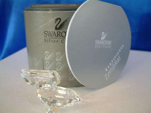 GENUINE SWAROVSKI CRYSTAL PELICAN  RARE RETIRED*