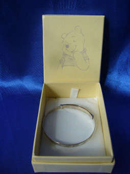 Winnie the Pooh Silver Braclet Boxed