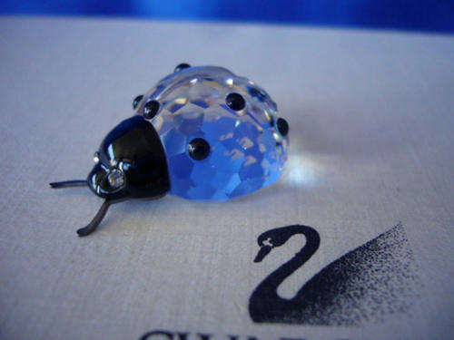 GENUINE Swarovski Silver Crystal Ladybird