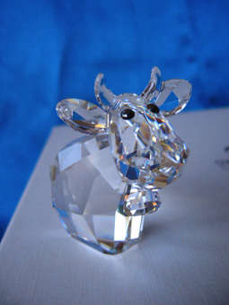 SWAROVSKI SILVER CRYSTAL "MISSY MO THE COW" LOVLOTS BOXED