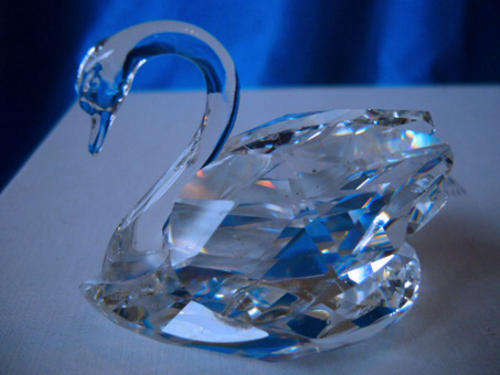 Swarovski Silver Crystal Medium Swan