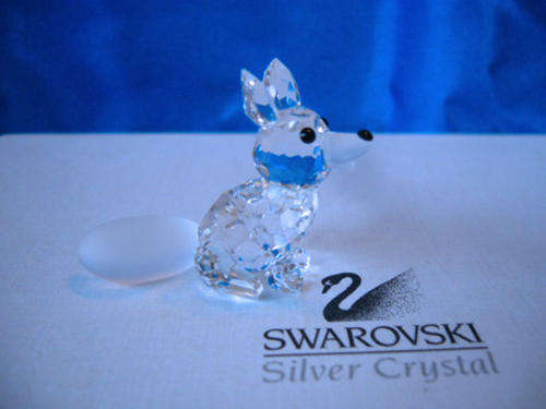 Swarovski Crystal Mini Sitting Fox part of the Woodland Friends