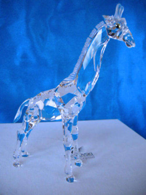 SWAROVSKI CRYSTAL GIRAFFE BABY MIB RARE RETIRED