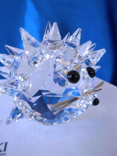 SWAROVSKI CRYSTAL MEDIUM HEDGEHOG