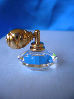 GENUINE Swarovski Crystal Memories ATOMIZER - PERFUME SPRAY 18ct Gold Plated
