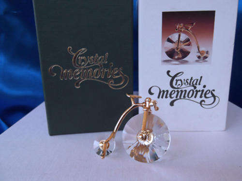 Swarovski Memories Penny Farthing Bike Boxed