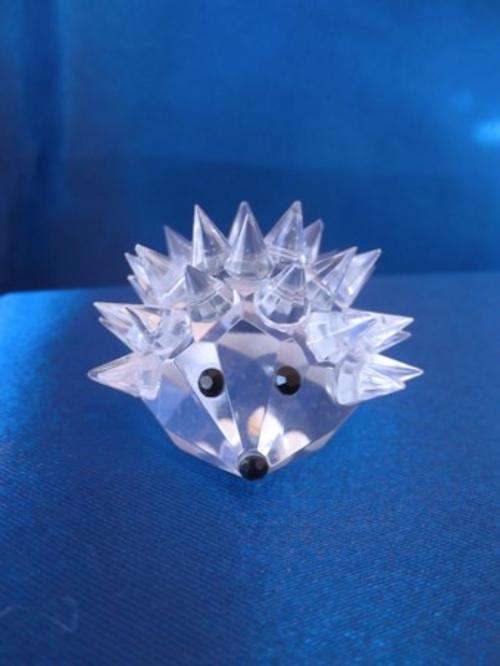 Stunning Cut Glass Austrian Crystal Hedgehog