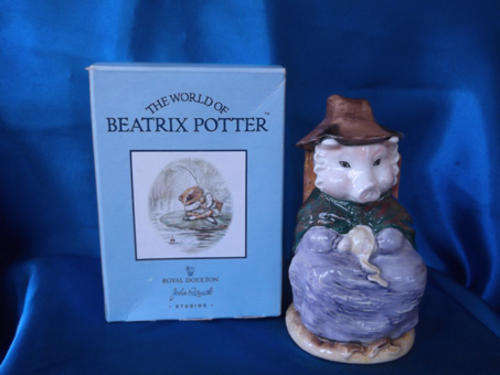 Royal Albert  Beatrix Potter`s ` And this Little Pig Had None ` 3319 #