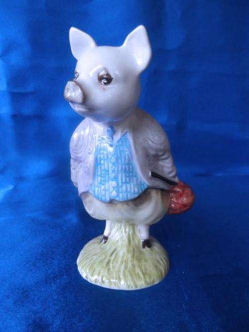 Royal Albert  Beatrix Potter ` Pigling eats his Porrage ` 3252 #