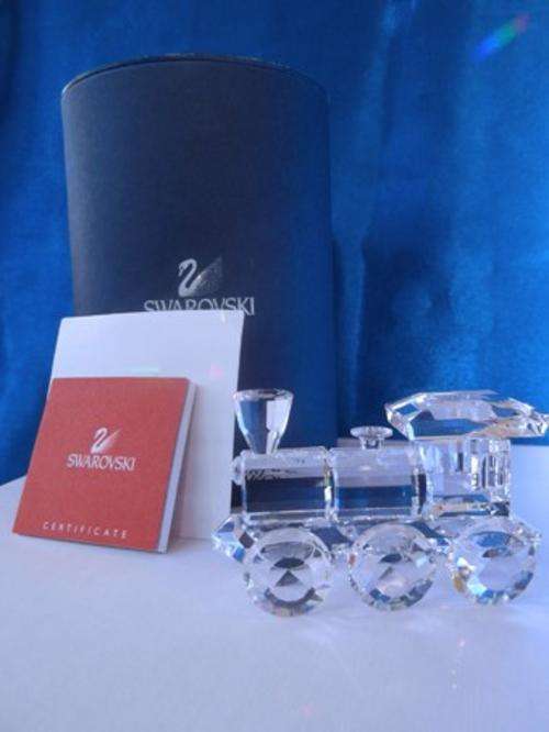 SWAROVSKI CRYSTAL TRAIN - LOCOMOTIVE MIB RARE RETIRED