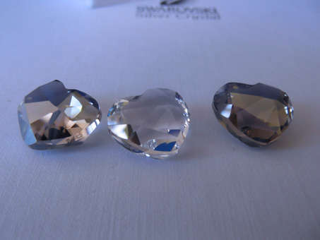 SWAROVSKI - Siver Crystal - Thre Hearts