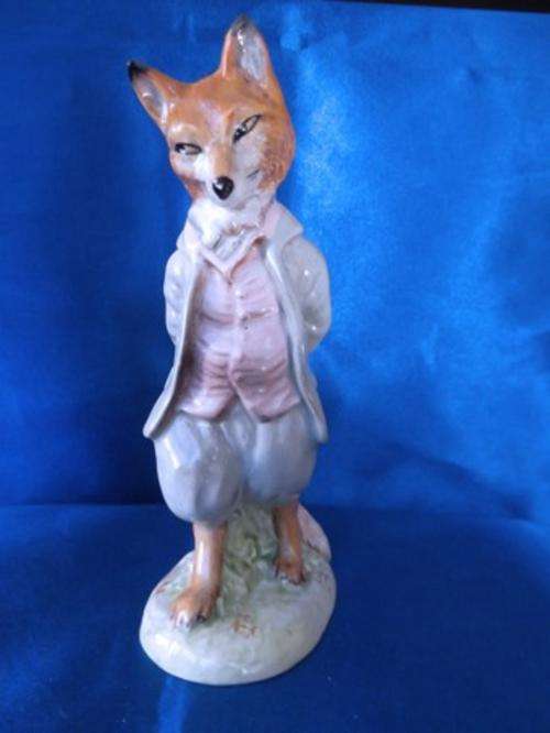 Beswick  Beatrix Potter ` Foxy Whiskered Gentleman`1277 Gold #