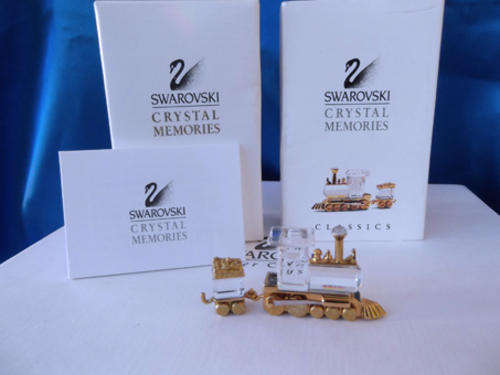 Swarovski Crystal Memories Train and carriage Boxed