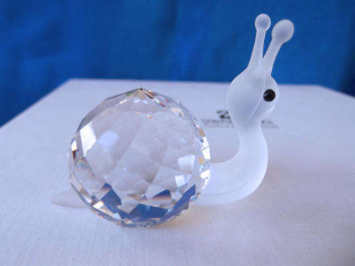 SWAROVSKI CRYSTAL SNAIL RARE AND RETIRED