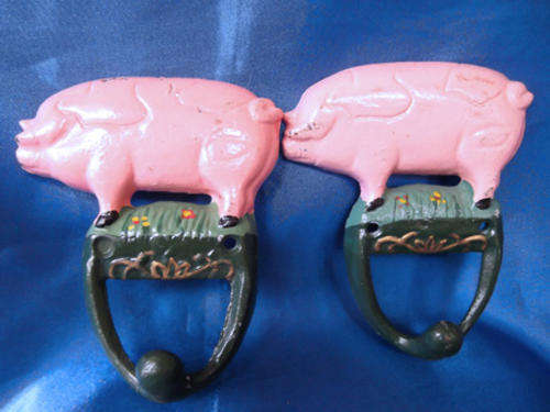Two Cute Pig Coat hangers