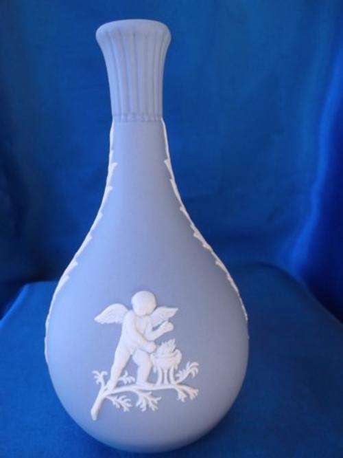 Wedgewood Jasper Blue Vase