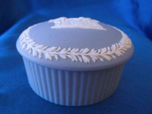 Stunning Wedgewood Blue Lidded Dish