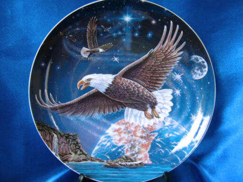Stunning Royal Doulton ` Protection Of The Cosmos ` LTD Plate *