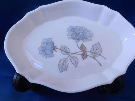 Wedgwood Ice Rose Oval Dish  #