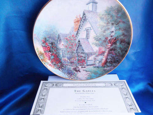 Stunning Lilliput Lane Plate " The Cabels " Ltd
