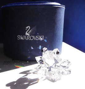 Swarovski Crystal Large Frog In the secret garden