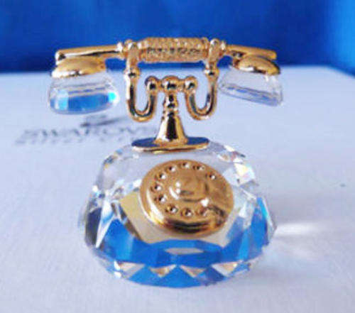 Swarovski Crystal Memories Moments Telephone Gold Plated
