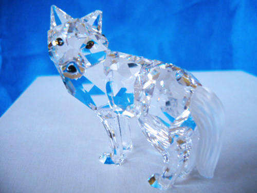 SWAROVSKI CRYSTAL WOLF MIB VERY RARE