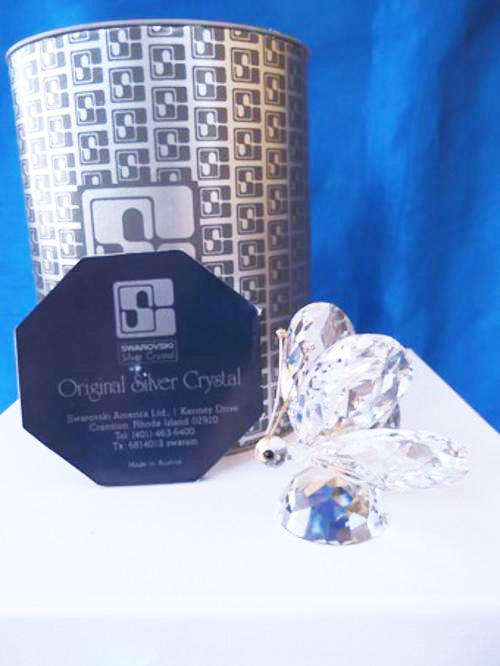 Swarovski Silver Crystal Butterfly