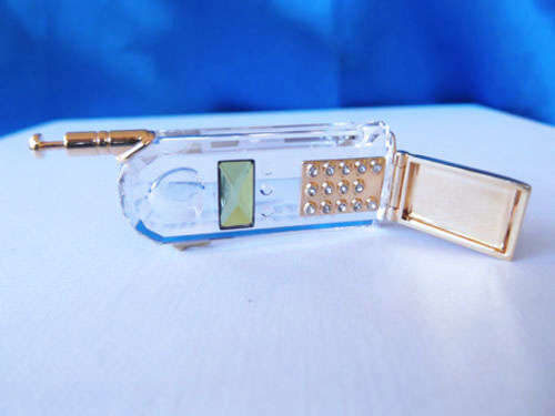 Swarovski Crystal Memories Moments Cellphone Gold Plated