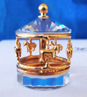 Swarovski Crystal Memories Merry go Round carousel  #